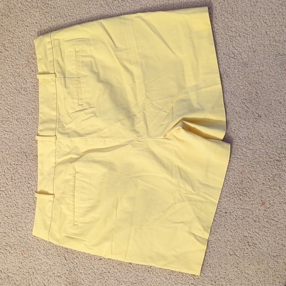 Talbots Yellow Shorts Size 16 - Picture 3 of 4